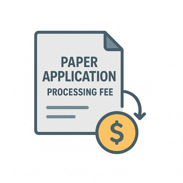 Paper Application Processing Fee